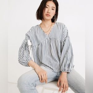 Madewell Striped Monterey Top